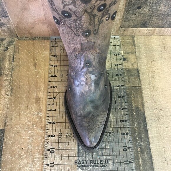 Old Gringo Yippee Kiyay YL214-1 Merary 13" Studded Cowboy Boots Womens 7 B - Picture 2 of 11